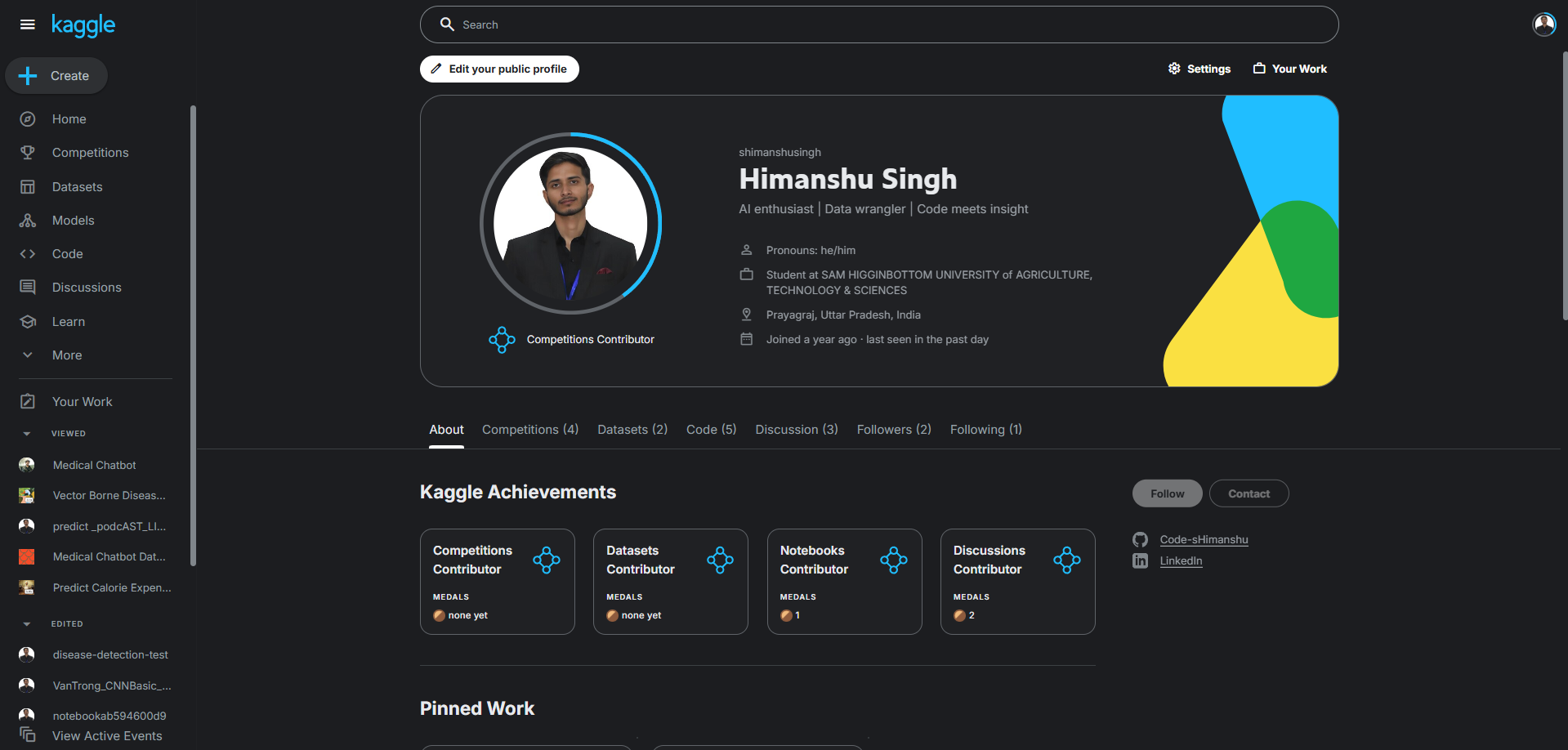 Kaggle Profile